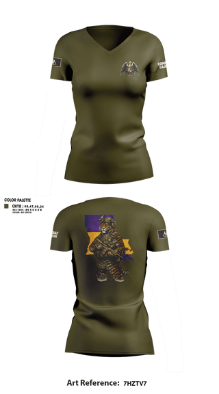 Womens Short Sleeve Vneck Shirt, Louisiana State Guard, Army, Teamtime, Team time, sublimation, custom sports apparel, team uniforms, spirit wear, spiritwear, sports uniforms, custom shirts, team store, custom team store, fundraiser sports, apparel fundraiser