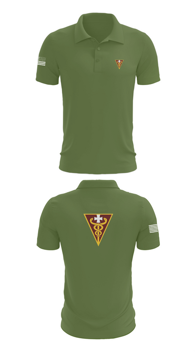 3D THEATER MEDICAL COMMAND 14799833 Short Sleeve Performance Polo - 47