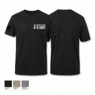 Old School Cotton Feel Shirt, Williamson County K-9 Unit, Police, Teamtime, Team time, sublimation, custom sports apparel, team uniforms, spirit wear, spiritwear, sports uniforms, custom shirts, team store, custom team store, fundraiser sports, apparel fundraiser