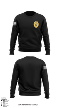 Navy Police Crew Neck Sweatshirt - 5