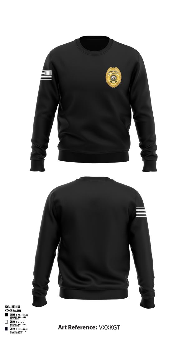 Crew Neck Sweatshirt, Navy Police, Police, Teamtime, Team time, sublimation, custom sports apparel, team uniforms, spirit wear, spiritwear, sports uniforms, custom shirts, team store, custom team store, fundraiser sports, apparel fundraiser