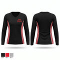 Hot Shots Women's Long Sleeve V-neck Shirt - 1