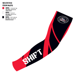 Arm Sleeve, S.H.I.F.T, , Teamtime, Team time, sublimation, custom sports apparel, team uniforms, spirit wear, spiritwear, sports uniforms, custom shirts, team store, custom team store, fundraiser sports, apparel fundraiser