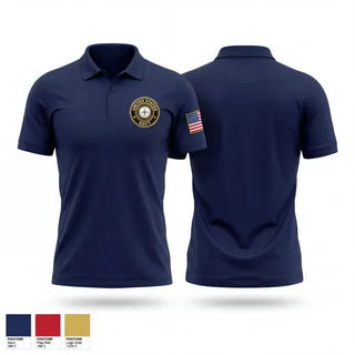 Short Sleeve Performance Polo, PHS NJROTC, Navy, Teamtime, Team time, sublimation, custom sports apparel, team uniforms, spirit wear, spiritwear, sports uniforms, custom shirts, team store, custom team store, fundraiser sports, apparel fundraiser