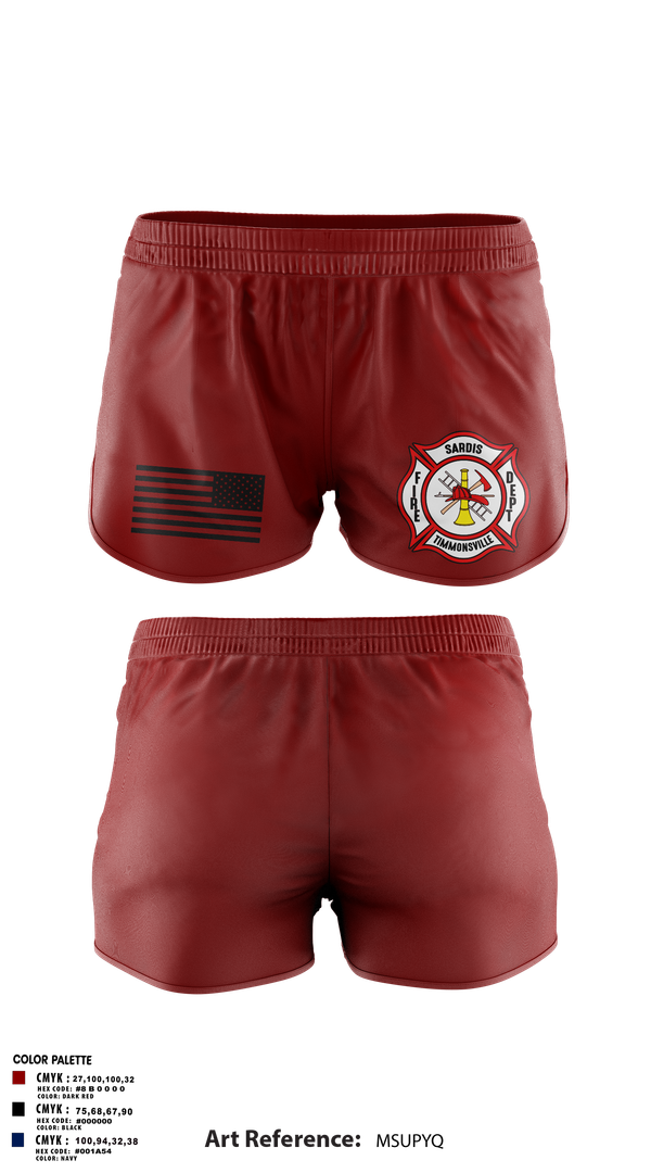Ranger Panties, Sardis-Timmonsville fire department station 1, , Teamtime, Team time, sublimation, custom sports apparel, team uniforms, spirit wear, spiritwear, sports uniforms, custom shirts, team store, custom team store, fundraiser sports, apparel fundraiser