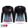 Team Diabolical 4465677 Women's Long Sleeve V-neck Shirt - 1
