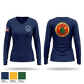 CALFIRE Rainbow Fire Center Women's Long Sleeve V-neck Shirt - 1
