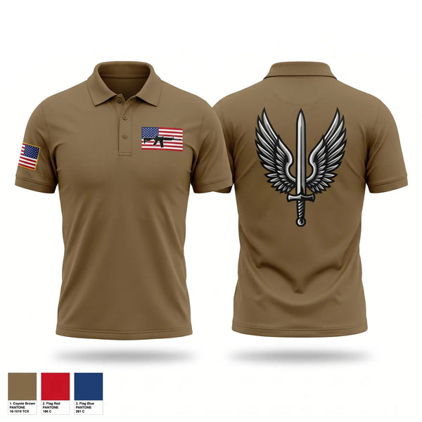 Short Sleeve Performance Polo, 160th soar, Army, Teamtime, Team time, sublimation, custom sports apparel, team uniforms, spirit wear, spiritwear, sports uniforms, custom shirts, team store, custom team store, fundraiser sports, apparel fundraiser