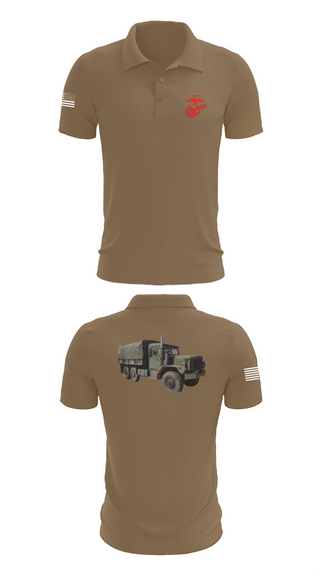 Short Sleeve Performance Polo, H&S Battalion HQ CO Station Motor T, , Teamtime, Team time, sublimation, custom sports apparel, team uniforms, spirit wear, spiritwear, sports uniforms, custom shirts, team store, custom team store, fundraiser sports, apparel fundraiser