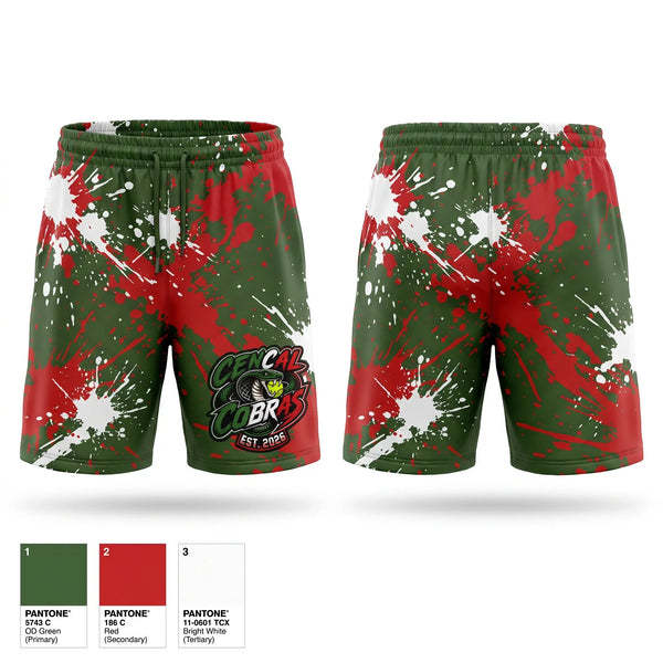 Athletic Shorts With Pockets, Cancel Cobras, Softball, Teamtime, Team time, sublimation, custom sports apparel, team uniforms, spirit wear, spiritwear, sports uniforms, custom shirts, team store, custom team store, fundraiser sports, apparel fundraiser