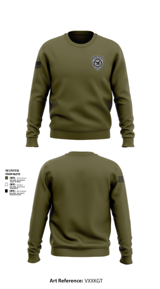 Crew Neck Sweatshirt, ALAMO AREA METRO SWAT TEAM, Police, Teamtime, Team time, sublimation, custom sports apparel, team uniforms, spirit wear, spiritwear, sports uniforms, custom shirts, team store, custom team store, fundraiser sports, apparel fundraiser
