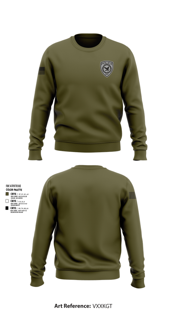 Crew Neck Sweatshirt, ALAMO AREA METRO SWAT TEAM, Police, Teamtime, Team time, sublimation, custom sports apparel, team uniforms, spirit wear, spiritwear, sports uniforms, custom shirts, team store, custom team store, fundraiser sports, apparel fundraiser