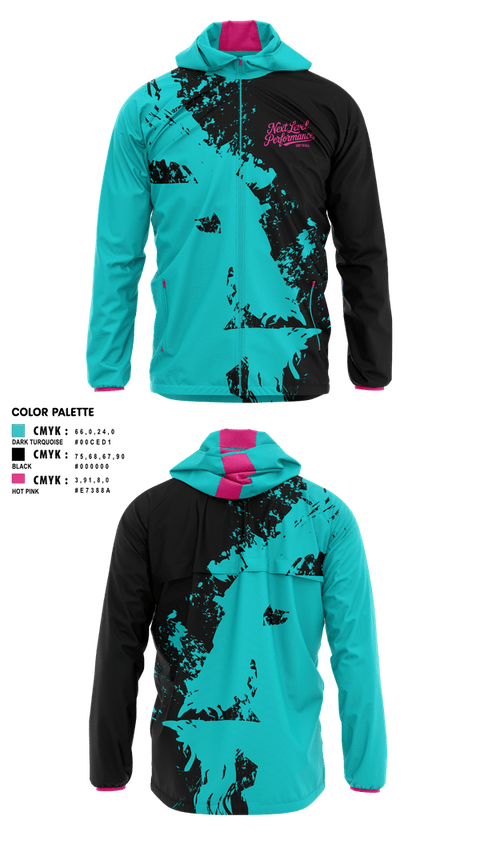 Windbreaker, Next Level Performance, Softball, Teamtime, Team time, sublimation, custom sports apparel, team uniforms, spirit wear, spiritwear, sports uniforms, custom shirts, team store, custom team store, fundraiser sports, apparel fundraiser