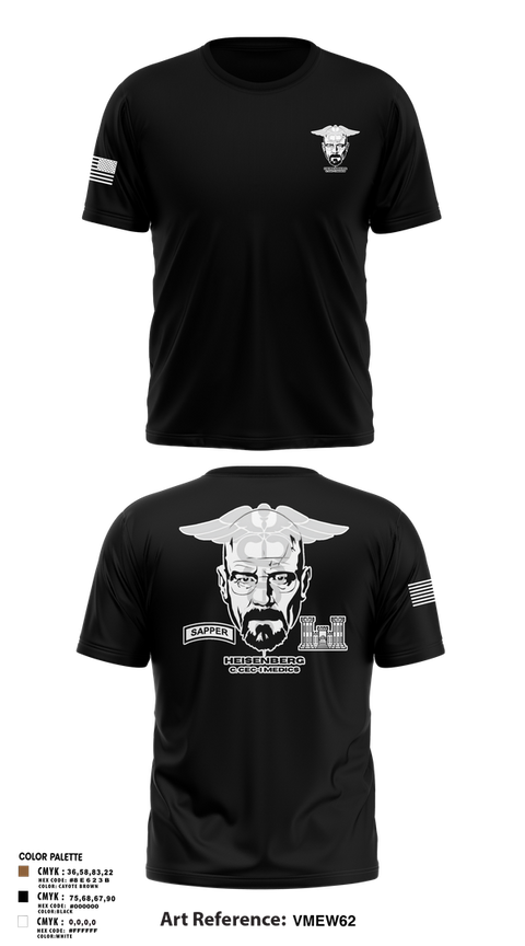 Old School Cotton Feel Shirt, Heisenberg’s, Army, Teamtime, Team time, sublimation, custom sports apparel, team uniforms, spirit wear, spiritwear, sports uniforms, custom shirts, team store, custom team store, fundraiser sports, apparel fundraiser