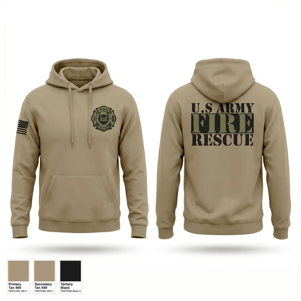 Hoodie, U. S. ARMY FIRE RESCUE, Army, Teamtime, Team time, sublimation, custom sports apparel, team uniforms, spirit wear, spiritwear, sports uniforms, custom shirts, team store, custom team store, fundraiser sports, apparel fundraiser
