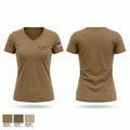 Uss Tennessee Radio DIV 84028719 Women's Short Sleeve V-neck Shirt - 1