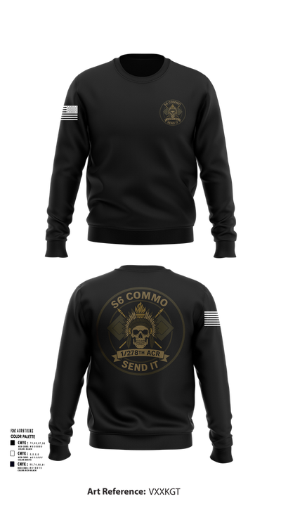 1/278th ACR 18022792 Crew Neck Sweatshirt - 103