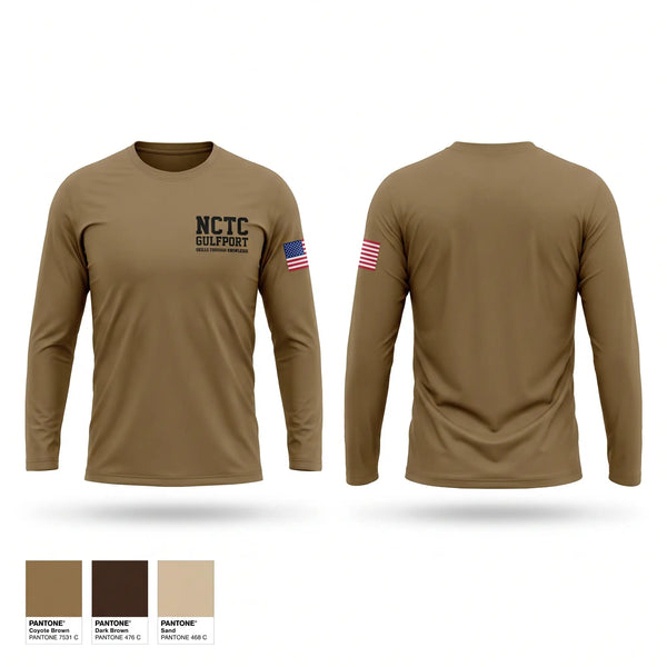 Long Sleeve Performance Shirt, NCTC GULFPORT, Navy, Teamtime, Team time, sublimation, custom sports apparel, team uniforms, spirit wear, spiritwear, sports uniforms, custom shirts, team store, custom team store, fundraiser sports, apparel fundraiser