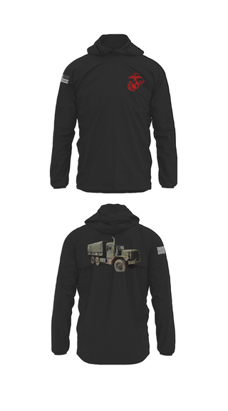 Windbreaker, H&S Battalion HQ CO Station Motor T, , Teamtime, Team time, sublimation, custom sports apparel, team uniforms, spirit wear, spiritwear, sports uniforms, custom shirts, team store, custom team store, fundraiser sports, apparel fundraiser