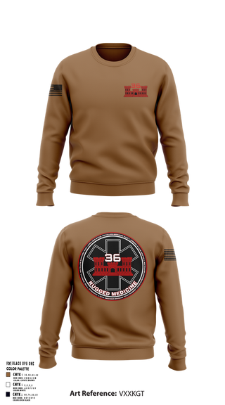 Crew Neck Sweatshirt, 36 Engineer Brigade, Army, Teamtime, Team time, sublimation, custom sports apparel, team uniforms, spirit wear, spiritwear, sports uniforms, custom shirts, team store, custom team store, fundraiser sports, apparel fundraiser