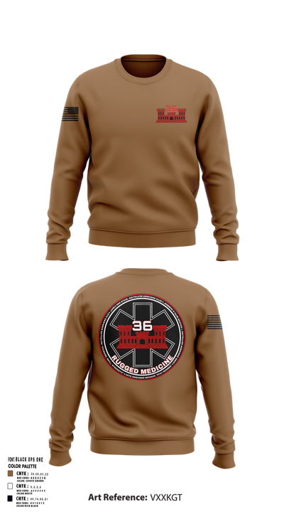 36 Engineer Brigade 21173189 Crew Neck Sweatshirt - 101