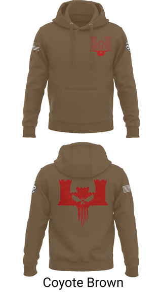 Hoodie, B co 334th BEB, , Teamtime, Team time, sublimation, custom sports apparel, team uniforms, spirit wear, spiritwear, sports uniforms, custom shirts, team store, custom team store, fundraiser sports, apparel fundraiser