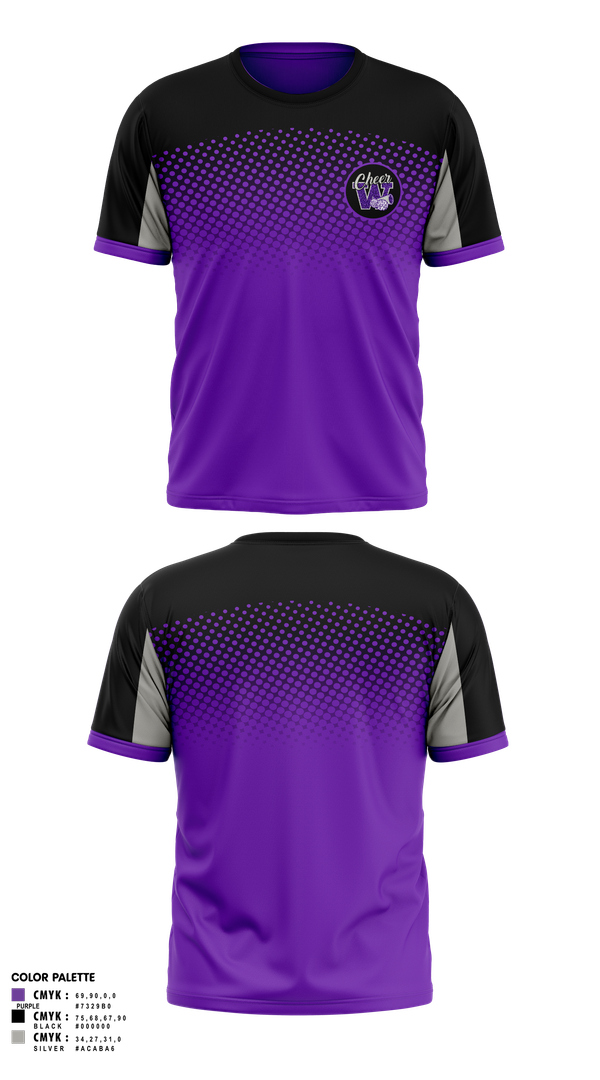Short Sleeve Performance Shirt, Soledad Warriors Cheer, Cheer, Teamtime, Team time, sublimation, custom sports apparel, team uniforms, spirit wear, spiritwear, sports uniforms, custom shirts, team store, custom team store, fundraiser sports, apparel fundraiser