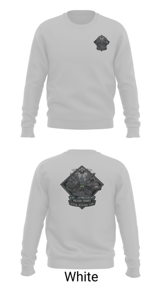 Crew Neck Sweatshirt, Pulaski County SRT, Fire Department, Teamtime, Team time, sublimation, custom sports apparel, team uniforms, spirit wear, spiritwear, sports uniforms, custom shirts, team store, custom team store, fundraiser sports, apparel fundraiser