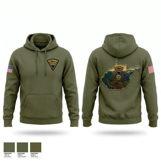 Hoodie, WEST VIRGINIA STATE POLICE, Police, Teamtime, Team time, sublimation, custom sports apparel, team uniforms, spirit wear, spiritwear, sports uniforms, custom shirts, team store, custom team store, fundraiser sports, apparel fundraiser