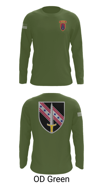 6/54th Security Force Assistance Brigade 11702095 Long Sleeve Performance Shirt 46