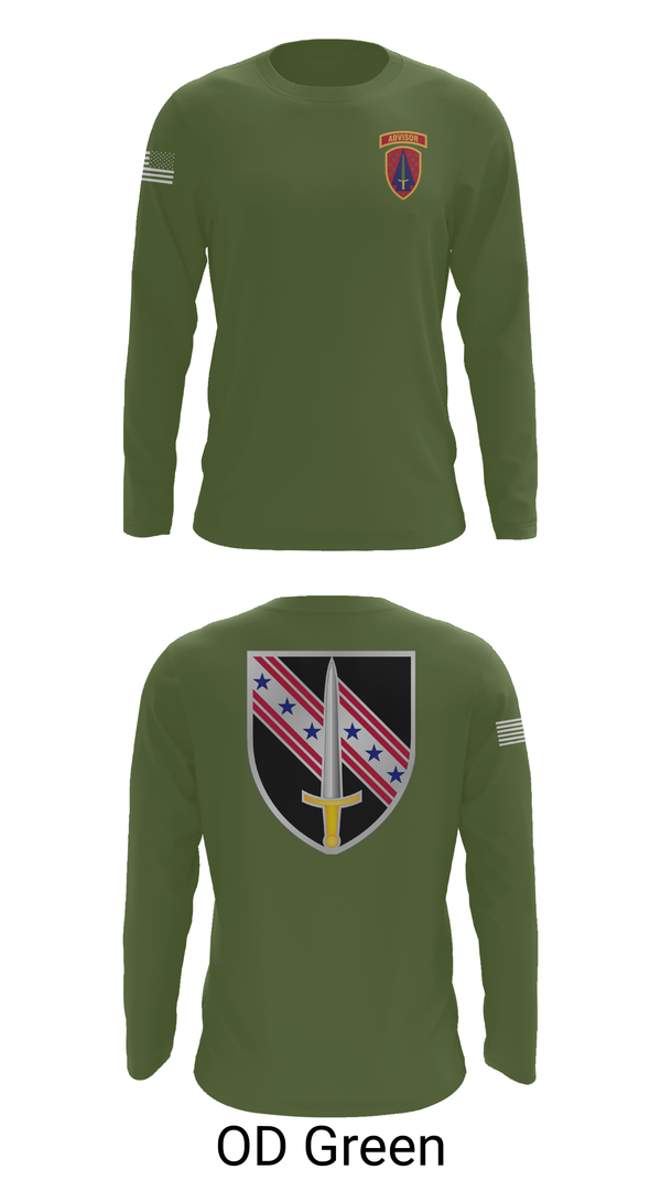 Long Sleeve Performance Shirt, 6/54th Security Force Assistance Brigade, , Teamtime, Team time, sublimation, custom sports apparel, team uniforms, spirit wear, spiritwear, sports uniforms, custom shirts, team store, custom team store, fundraiser sports, apparel fundraiser