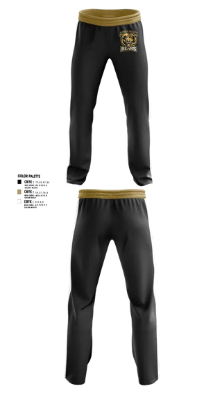 Sweatpants, Sipsey Valley Bears, Baseball, Teamtime, Team time, sublimation, custom sports apparel, team uniforms, spirit wear, spiritwear, sports uniforms, custom shirts, team store, custom team store, fundraiser sports, apparel fundraiser