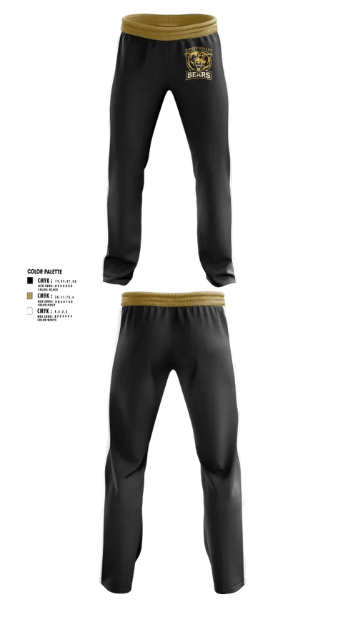 Sweatpants, Sipsey Valley Bears, Baseball, Teamtime, Team time, sublimation, custom sports apparel, team uniforms, spirit wear, spiritwear, sports uniforms, custom shirts, team store, custom team store, fundraiser sports, apparel fundraiser