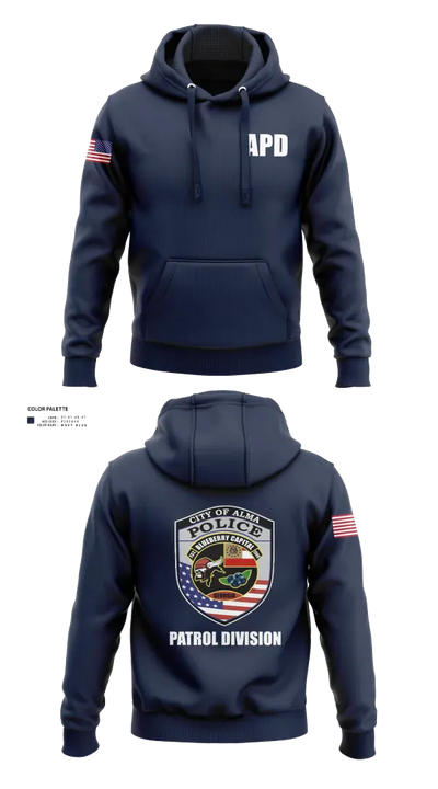 Alma Police Department 36149502 Hoodie - 22