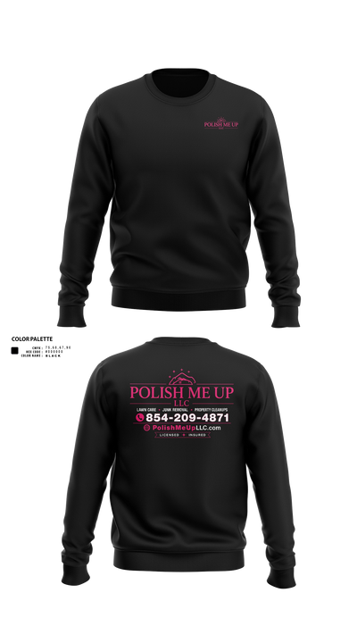 Polish Me Up LLC Crew Neck Sweatshirt - 21