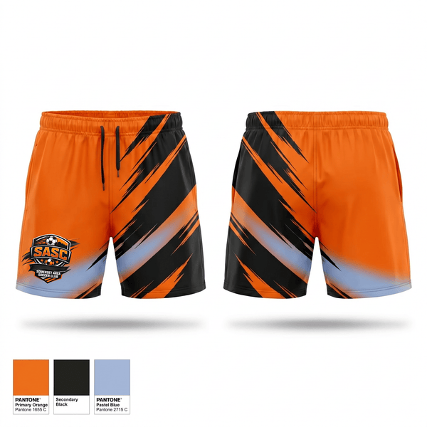 Athletic Shorts With Pockets, SASC, Women's Soccer, Teamtime, Team time, sublimation, custom sports apparel, team uniforms, spirit wear, spiritwear, sports uniforms, custom shirts, team store, custom team store, fundraiser sports, apparel fundraiser
