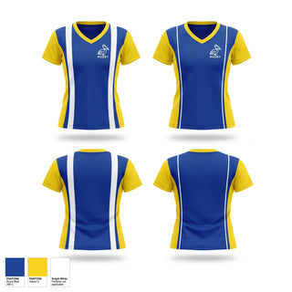 Womens Short Sleeve Vneck Shirt, St Pete Pelicans, Rugby, Teamtime, Team time, sublimation, custom sports apparel, team uniforms, spirit wear, spiritwear, sports uniforms, custom shirts, team store, custom team store, fundraiser sports, apparel fundraiser
