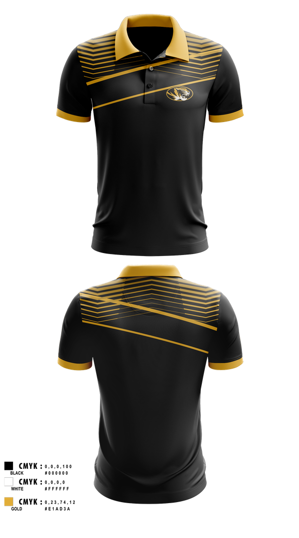 Short Sleeve Performance Polo, Mizzou Golf, Golf, Teamtime, Team time, sublimation, custom sports apparel, team uniforms, spirit wear, spiritwear, sports uniforms, custom shirts, team store, custom team store, fundraiser sports, apparel fundraiser