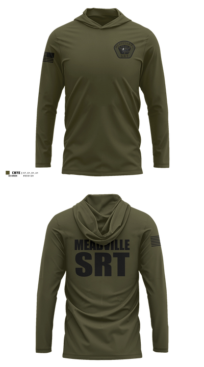 Meadville SRT 57594124 Long Sleeve Performance Shirt with hood - 11