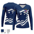 Maple Heights Police Department 26904471 Women's Long Sleeve V-neck Shirt - 1