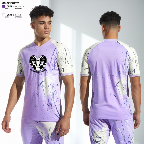 Mens Soccer Jersey, Deering Rams Soccer, Men's Soccer, Teamtime, Team time, sublimation, custom sports apparel, team uniforms, spirit wear, spiritwear, sports uniforms, custom shirts, team store, custom team store, fundraiser sports, apparel fundraiser