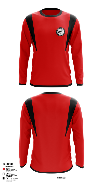 Hartford Central Tanagers Cross Country 80658737 Long Sleeve Performance Shirt 1