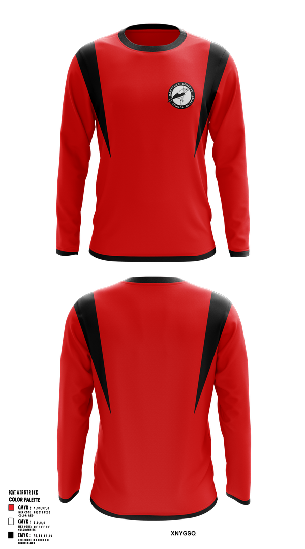 Long Sleeve Performance Shirt, Hartford Central Tanagers Cross Country, Cross Country, Teamtime, Team time, sublimation, custom sports apparel, team uniforms, spirit wear, spiritwear, sports uniforms, custom shirts, team store, custom team store, fundraiser sports, apparel fundraiser