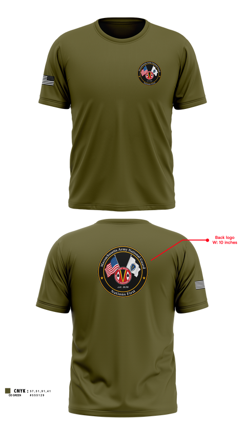 Short Sleeve Performance Shirt, HHC 151st RSG, Army, Teamtime, Team time, sublimation, custom sports apparel, team uniforms, spirit wear, spiritwear, sports uniforms, custom shirts, team store, custom team store, fundraiser sports, apparel fundraiser