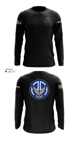 Long Sleeve Performance Shirt, A Co 2-325 AIR, Army, Teamtime, Team time, sublimation, custom sports apparel, team uniforms, spirit wear, spiritwear, sports uniforms, custom shirts, team store, custom team store, fundraiser sports, apparel fundraiser