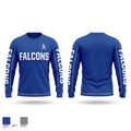 Albany Falcons Softball 22787801 Long Sleeve Performance Shirt - 1