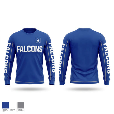 Albany Falcons Softball 22787801 Long Sleeve Performance Shirt - 1