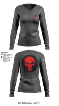 Street Crimes 67705015 Women's Long Sleeve V-neck Shirt - 1