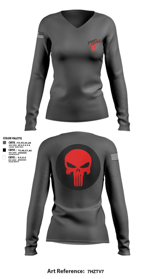 Women's Long Sleeve Vneck Shirt, Street Crimes, Police, Teamtime, Team time, sublimation, custom sports apparel, team uniforms, spirit wear, spiritwear, sports uniforms, custom shirts, team store, custom team store, fundraiser sports, apparel fundraiser