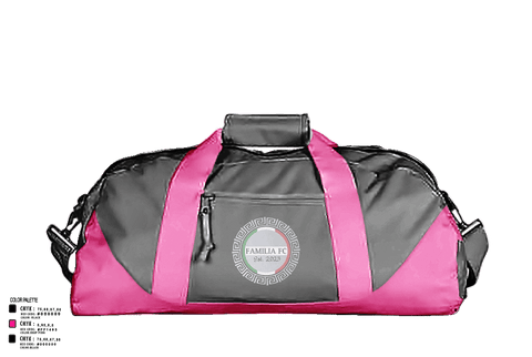 Duffle Bag, La Familia, Men's Soccer, Teamtime, Team time, sublimation, custom sports apparel, team uniforms, spirit wear, spiritwear, sports uniforms, custom shirts, team store, custom team store, fundraiser sports, apparel fundraiser